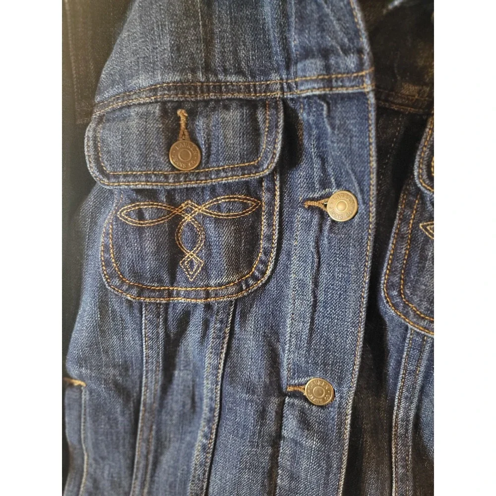 Lauren Ralph Lauren Blye Denim Jacket - Womens Size Small - Picture 2 of 5